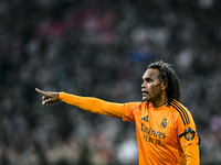 Real Madrid CF legend player Christian Karembeu participates in the match between Ajax Legends and Real Madrid Legends at the Johan Cruijff...