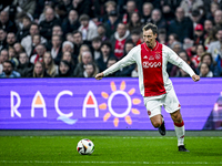 AFC Ajax Amsterdam legend Gerald Vanenburg participates in the match between Ajax Legends and Real Madrid Legends at the Johan Cruijff ArenA...