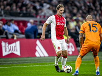 AFC Ajax Amsterdam legend Ronald de Boer participates in the match between Ajax Legends and Real Madrid Legends at the Johan Cruijff ArenA f...