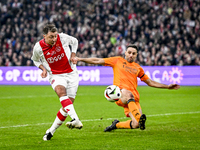 AFC Ajax Amsterdam legend Shota Arveladze and Real Madrid CF legend Antonio Nunez participate in the match between Ajax Legends and Real Mad...