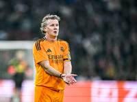 Real Madrid CF legend player Steve McManaman participates in the match between Ajax Legends and Real Madrid Legends at the Johan Cruijff Are...