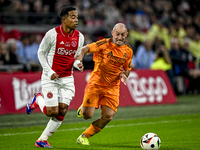 AFC Ajax Amsterdam legend Urby Emanuelson and Real Madrid CF legend Pedro Munitis participate in the match between Ajax Legends and Real Mad...