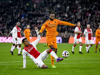 AFC Ajax Amsterdam legend Urby Emanuelson and Real Madrid CF legend Javier Balbao participate in the match between Ajax Legends and Real Mad...