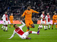 AFC Ajax Amsterdam legend Urby Emanuelson and Real Madrid CF legend Javier Balbao participate in the match between Ajax Legends and Real Mad...