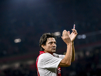 AFC Ajax Amsterdam legend Jari Litmanen participates in the match between Ajax Legends and Real Madrid Legends at the Johan Cruijff ArenA fo...