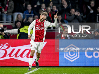 AFC Ajax Amsterdam legend Siem de Jong plays during the match between Ajax Legends and Real Madrid Legends at the Johan Cruijff ArenA for th...