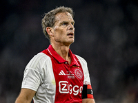 AFC Ajax Amsterdam legend Frank de Boer participates in the match between Ajax Legends and Real Madrid Legends at the Johan Cruijff ArenA fo...