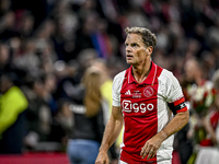 AFC Ajax Amsterdam legend Frank de Boer participates in the match between Ajax Legends and Real Madrid Legends at the Johan Cruijff ArenA fo...