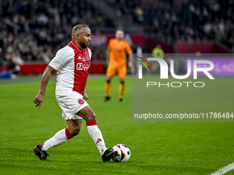 AFC Ajax Amsterdam legend Wamberto plays during the match between Ajax Legends and Real Madrid Legends at the Johan Cruijff ArenA for the Du...