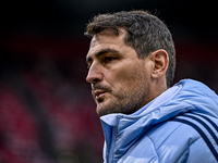 Real Madrid CF legend goalkeeper Iker Casillas participates in the match between Ajax Legends and Real Madrid Legends at the Johan Cruijff A...