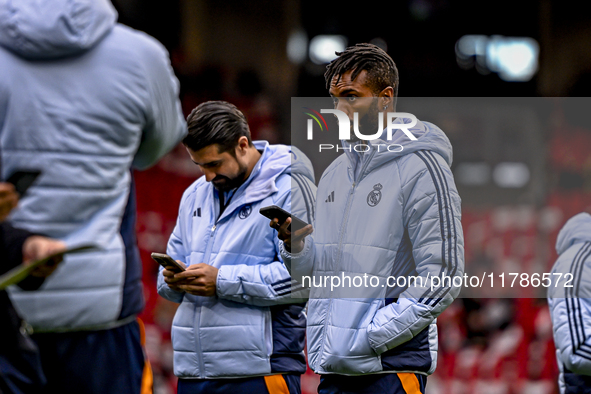 Real Madrid CF legend player Javier Balbao participates in the match between Ajax Legends and Real Madrid Legends at the Johan Cruijff ArenA...