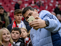 Real Madrid CF legend goalkeeper Iker Casillas participates in the match between Ajax Legends and Real Madrid Legends at the Johan Cruijff A...