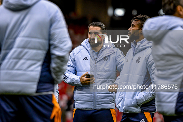 Real Madrid CF legend player Ruben de la Red participates in the match between Ajax Legends and Real Madrid Legends at the Johan Cruijff Are...