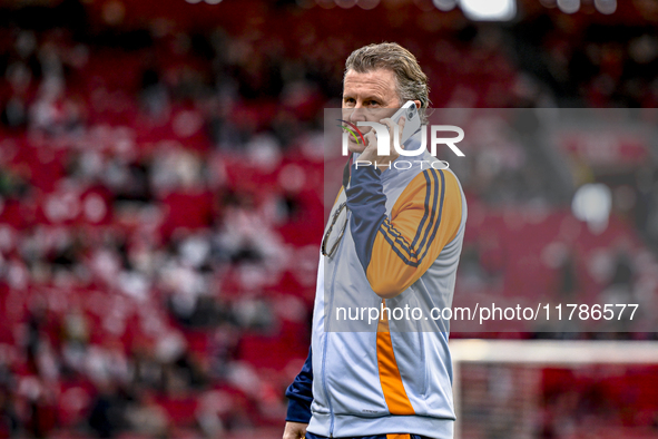 Real Madrid CF legend Steve McManaman participates in the match between Ajax Legends and Real Madrid Legends at the Johan Cruijff ArenA for...