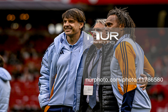 During the match between Ajax Legends and Real Madrid Legends at the Johan Cruijff ArenA for the Dutch Eredivisie season 2024-2025 in Amster...