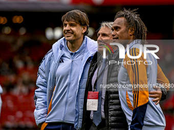 During the match between Ajax Legends and Real Madrid Legends at the Johan Cruijff ArenA for the Dutch Eredivisie season 2024-2025 in Amster...