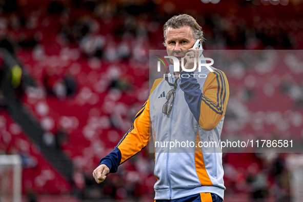 Real Madrid CF legend Steve McManaman participates in the match between Ajax Legends and Real Madrid Legends at the Johan Cruijff ArenA for...