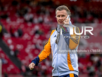 Real Madrid CF legend Steve McManaman participates in the match between Ajax Legends and Real Madrid Legends at the Johan Cruijff ArenA for...