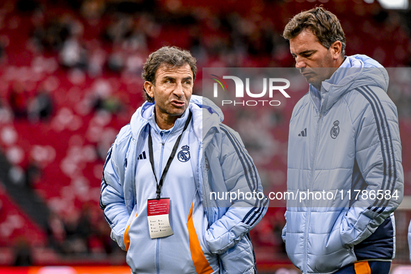 During the match between Ajax Legends and Real Madrid Legends at the Johan Cruijff ArenA for the Dutch Eredivisie season 2024-2025 in Amster...