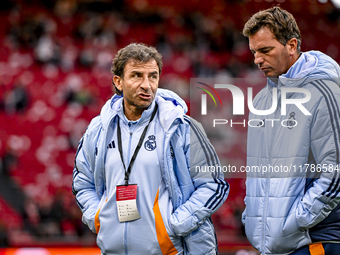 During the match between Ajax Legends and Real Madrid Legends at the Johan Cruijff ArenA for the Dutch Eredivisie season 2024-2025 in Amster...