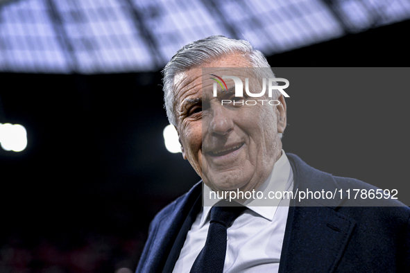 AFC Ajax Amsterdam legend and assistant trainer Sjaak Swart participates during the match between Ajax Legends and Real Madrid Legends at th...