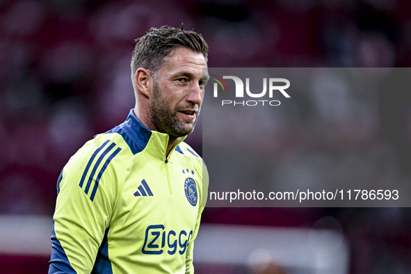 AFC Ajax Amsterdam legend goalkeeper Maarten Stekelenburg participates in the match between Ajax Legends and Real Madrid Legends at the Joha...