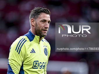 AFC Ajax Amsterdam legend goalkeeper Maarten Stekelenburg participates in the match between Ajax Legends and Real Madrid Legends at the Joha...