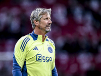 AFC Ajax Amsterdam legend goalkeeper Edwin van der Sar participates in the match between Ajax Legends and Real Madrid Legends at the Johan C...