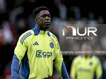 AFC Ajax Amsterdam legend Clarence Seedorf participates in the match between Ajax Legends and Real Madrid Legends at the Johan Cruijff ArenA...