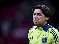 AFC Ajax Amsterdam legend Sonny Silooy participates in the match between Ajax Legends and Real Madrid Legends at the Johan Cruijff ArenA for...