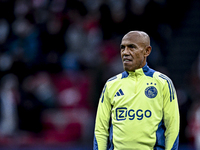 AFC Ajax Amsterdam legend Simon Tahamata participates in the match between Ajax Legends and Real Madrid Legends at the Johan Cruijff ArenA f...