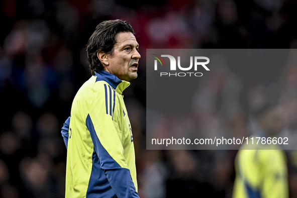 AFC Ajax Amsterdam legend Jari Litmanen participates in the match between Ajax Legends and Real Madrid Legends at the Johan Cruijff ArenA fo...