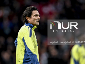 AFC Ajax Amsterdam legend Jari Litmanen participates in the match between Ajax Legends and Real Madrid Legends at the Johan Cruijff ArenA fo...