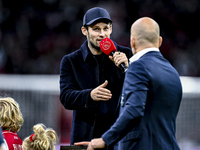 Daley Blind participates in the match between Ajax Legends and Real Madrid Legends at the Johan Cruijff ArenA for the Dutch Eredivisie seaso...