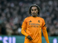 Real Madrid CF legend Christian Karembeu participates in the match between Ajax Legends and Real Madrid Legends at the Johan Cruijff ArenA f...