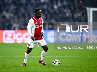 AFC Ajax Amsterdam legend Clarence Seedorf participates in the match between Ajax Legends and Real Madrid Legends at the Johan Cruijff ArenA...