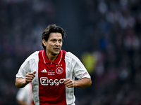 AFC Ajax Amsterdam legend Jari Litmanen participates in the match between Ajax Legends and Real Madrid Legends at the Johan Cruijff ArenA fo...