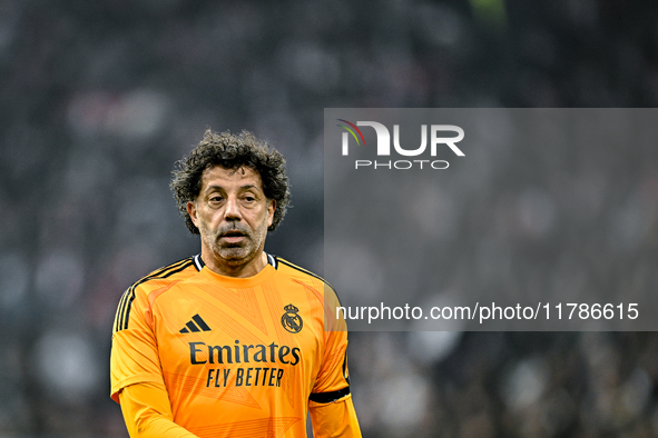 Real Madrid CF legend Ivan Campo participates in the match between Ajax Legends and Real Madrid Legends at the Johan Cruijff ArenA for the D...