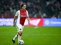 AFC Ajax Amsterdam legend Ronald de Boer participates in the match between Ajax Legends and Real Madrid Legends at the Johan Cruijff ArenA f...