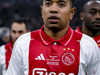 AFC Ajax Amsterdam legend Urby Emanuelson participates in the match between Ajax Legends and Real Madrid Legends at the Johan Cruijff ArenA...