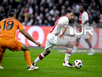 AFC Ajax Amsterdam legend Shota Arveladze participates in the match between Ajax Legends and Real Madrid Legends at the Johan Cruijff ArenA...