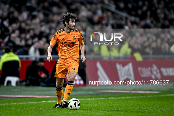 Real Madrid CF legend player Esteban Granero participates in the match between Ajax Legends and Real Madrid Legends at the Johan Cruijff Are...