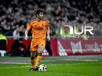 Real Madrid CF legend player Esteban Granero participates in the match between Ajax Legends and Real Madrid Legends at the Johan Cruijff Are...