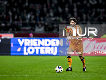 Real Madrid CF legend player Esteban Granero participates in the match between Ajax Legends and Real Madrid Legends at the Johan Cruijff Are...