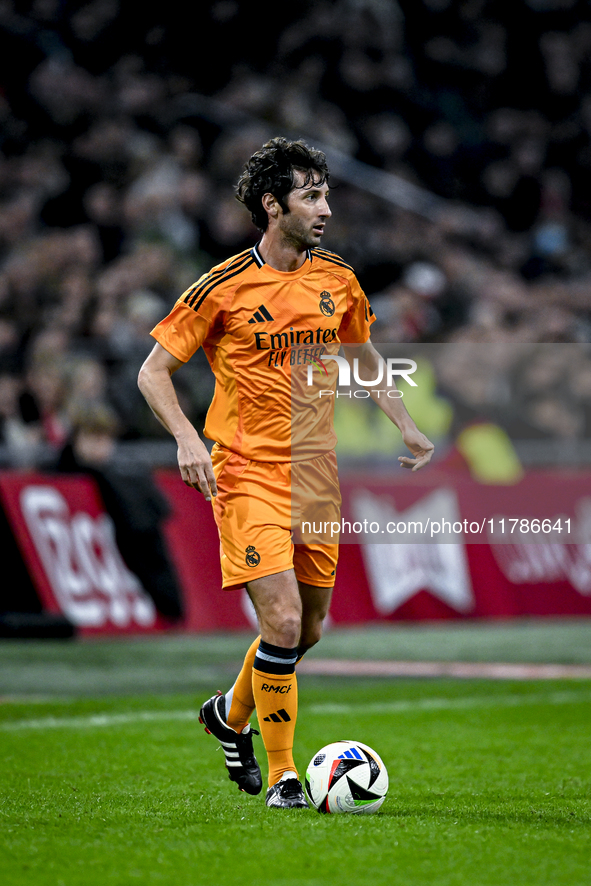 Real Madrid CF legend player Esteban Granero participates in the match between Ajax Legends and Real Madrid Legends at the Johan Cruijff Are...