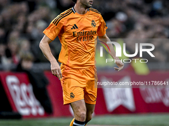 Real Madrid CF legend player Esteban Granero participates in the match between Ajax Legends and Real Madrid Legends at the Johan Cruijff Are...