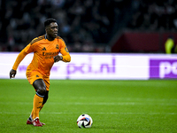 Real Madrid CF legend Clarence Seedorf participates in the match between Ajax Legends and Real Madrid Legends at the Johan Cruijff ArenA for...