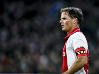 AFC Ajax Amsterdam legend Frank de Boer participates in the match between Ajax Legends and Real Madrid Legends at the Johan Cruijff ArenA fo...