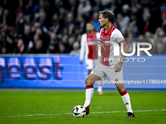 AFC Ajax Amsterdam legend Frank de Boer participates in the match between Ajax Legends and Real Madrid Legends at the Johan Cruijff ArenA fo...