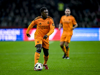 Real Madrid CF legend Clarence Seedorf participates in the match between Ajax Legends and Real Madrid Legends at the Johan Cruijff ArenA for...